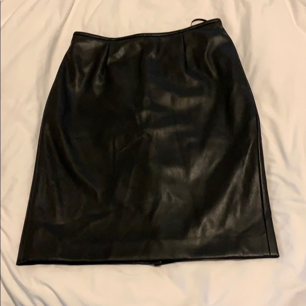 Calvin Klein pleather Pencil Skirt